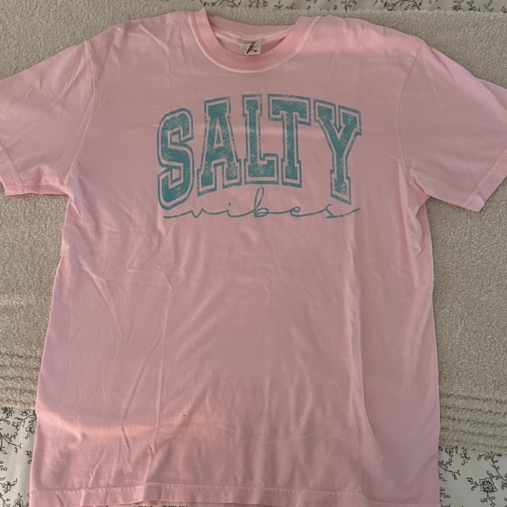 Pink 'Salty Vibes' T-Shirt